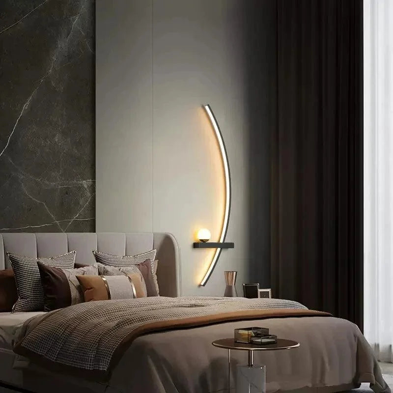 Luminária minimalista LED de parede